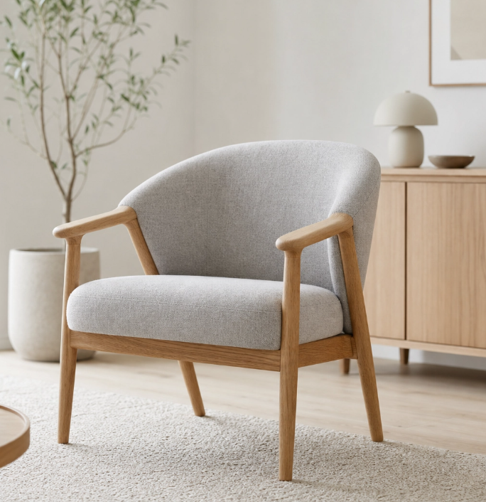 Classic Wingback Armchair Modern Twist