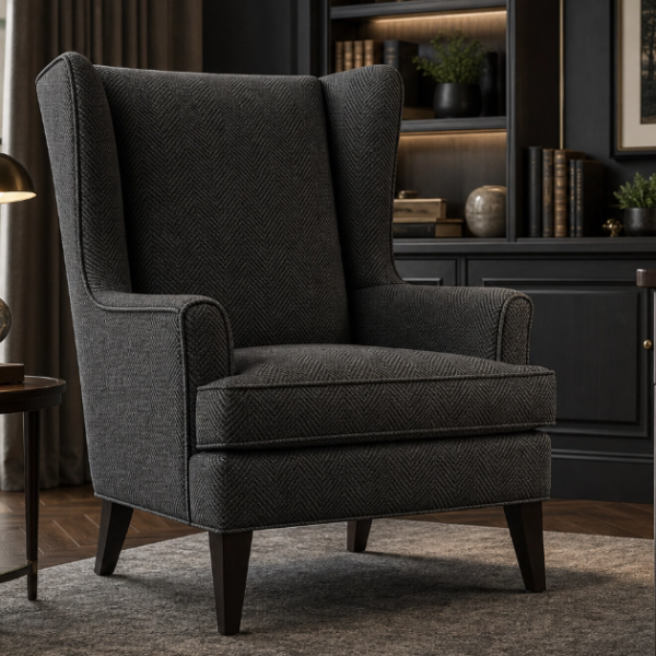 Scandinavian Light Oak Armchair